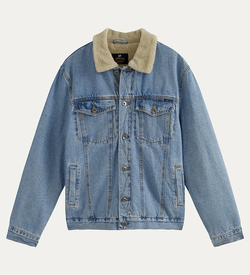 Denim Sherpa Jacket